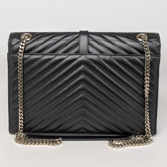 SOLD Saint Laurent Monogram Large Black Bag - Picture 2 of 10